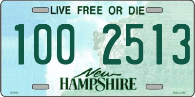 NH license plate 1002513