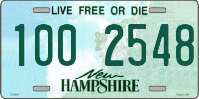 NH license plate 1002548