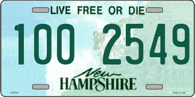 NH license plate 1002549