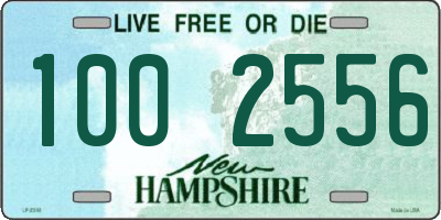 NH license plate 1002556