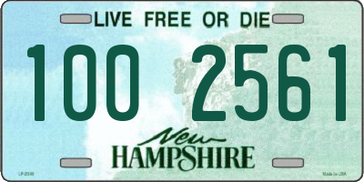 NH license plate 1002561