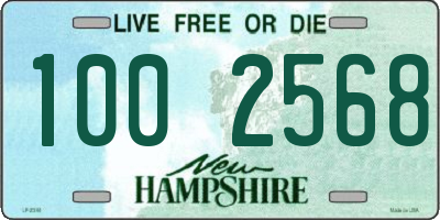 NH license plate 1002568