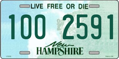 NH license plate 1002591