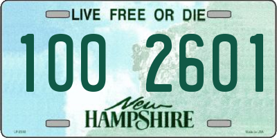 NH license plate 1002601