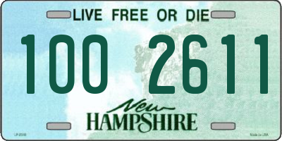 NH license plate 1002611