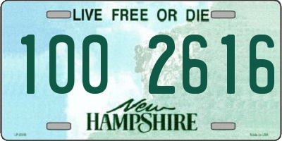 NH license plate 1002616