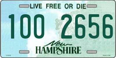 NH license plate 1002656