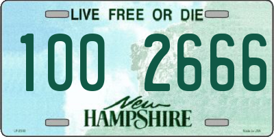 NH license plate 1002666