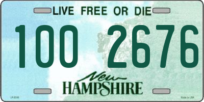 NH license plate 1002676