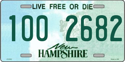 NH license plate 1002682