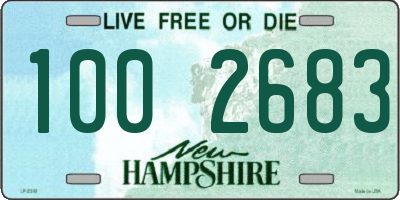 NH license plate 1002683