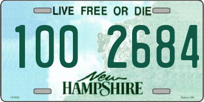 NH license plate 1002684