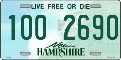 NH license plate 1002690