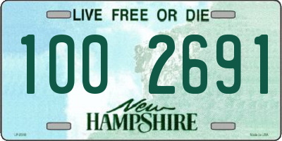 NH license plate 1002691