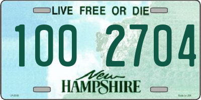 NH license plate 1002704