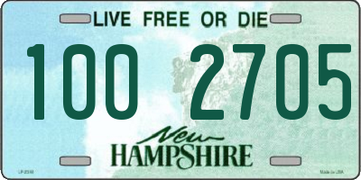 NH license plate 1002705