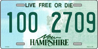 NH license plate 1002709