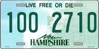 NH license plate 1002710