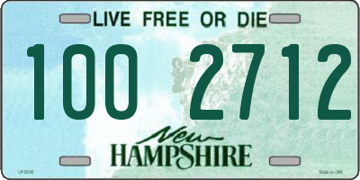 NH license plate 1002712