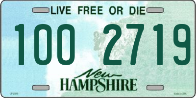 NH license plate 1002719