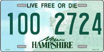 NH license plate 1002724