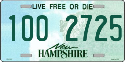 NH license plate 1002725