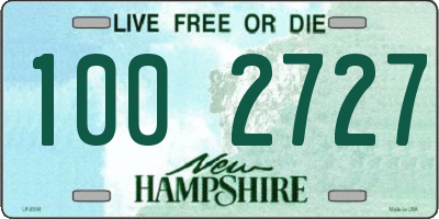 NH license plate 1002727