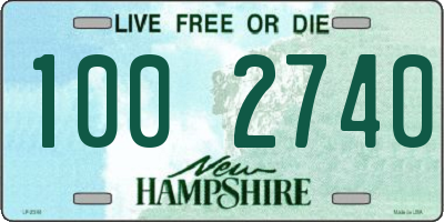 NH license plate 1002740