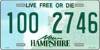 NH license plate 1002746