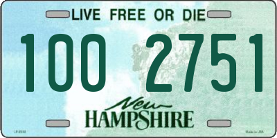 NH license plate 1002751