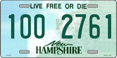 NH license plate 1002761