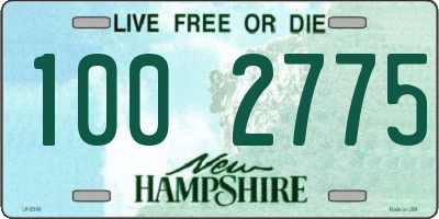 NH license plate 1002775