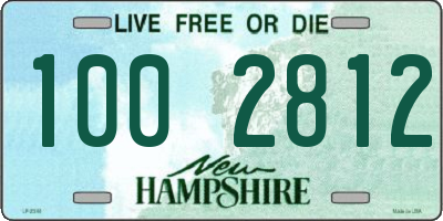 NH license plate 1002812