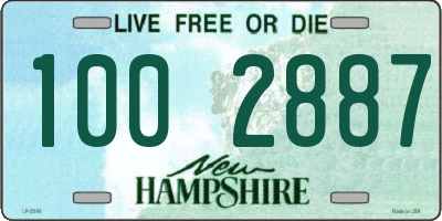 NH license plate 1002887