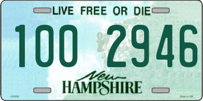 NH license plate 1002946