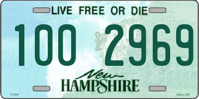 NH license plate 1002969