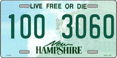 NH license plate 1003060