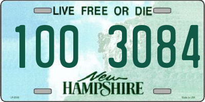 NH license plate 1003084