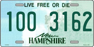 NH license plate 1003162