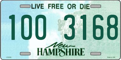 NH license plate 1003168