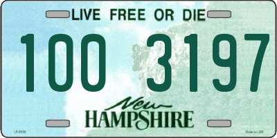 NH license plate 1003197