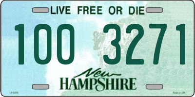 NH license plate 1003271