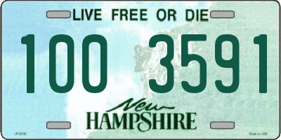 NH license plate 1003591