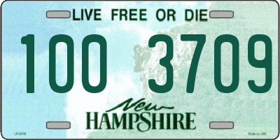 NH license plate 1003709