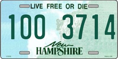 NH license plate 1003714