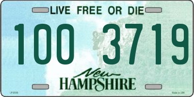 NH license plate 1003719