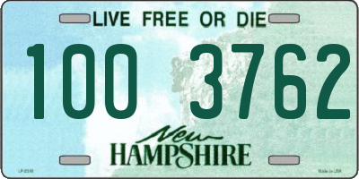 NH license plate 1003762
