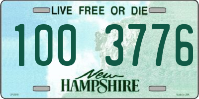 NH license plate 1003776