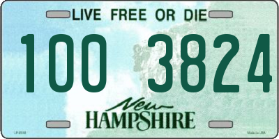 NH license plate 1003824