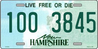 NH license plate 1003845